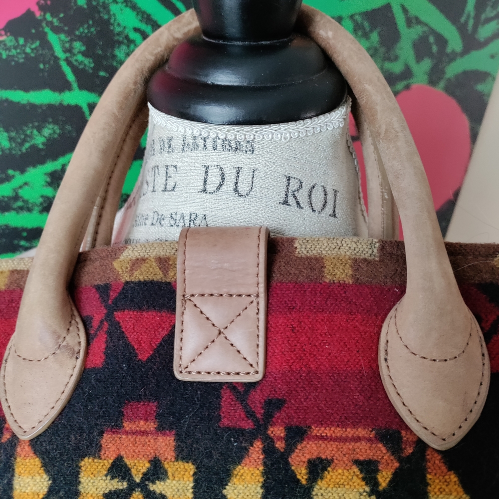 Pendleton Multicolor Wool Tote Bag - image 5